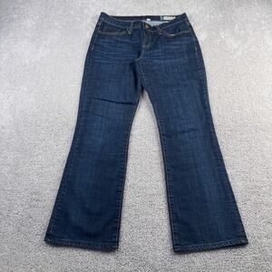 VINTAGE Gap Jeans‎ Womens 6 Ankle Bootcut Low Rise Dark Wash Stretch Denim